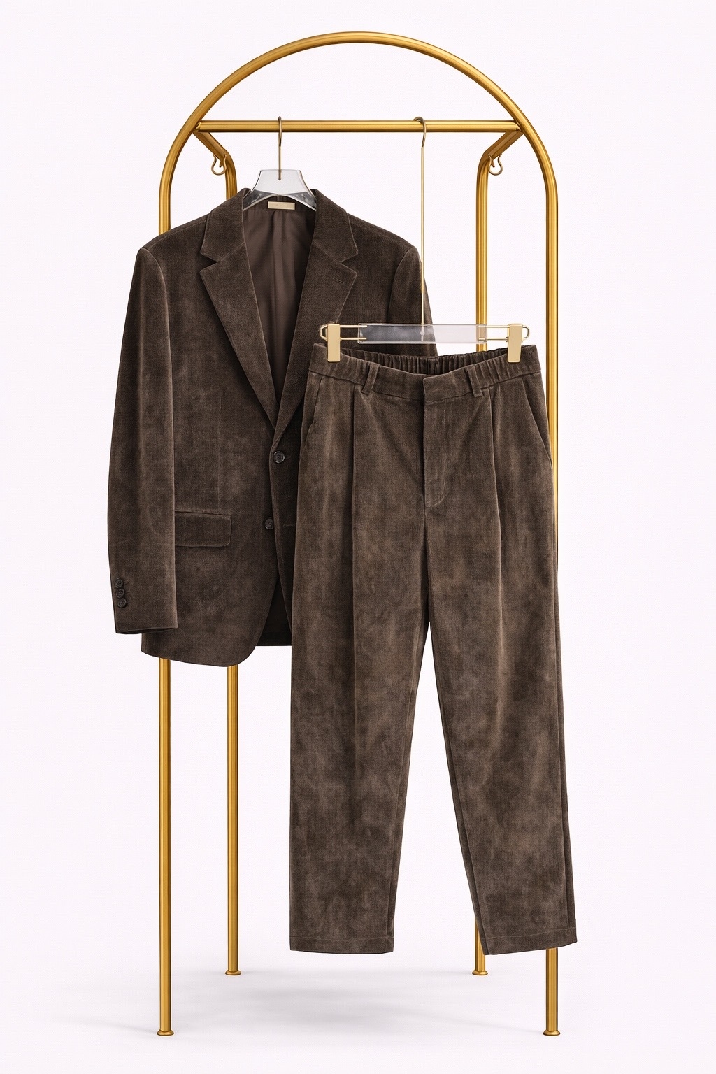 Мужской костюм из вельвета