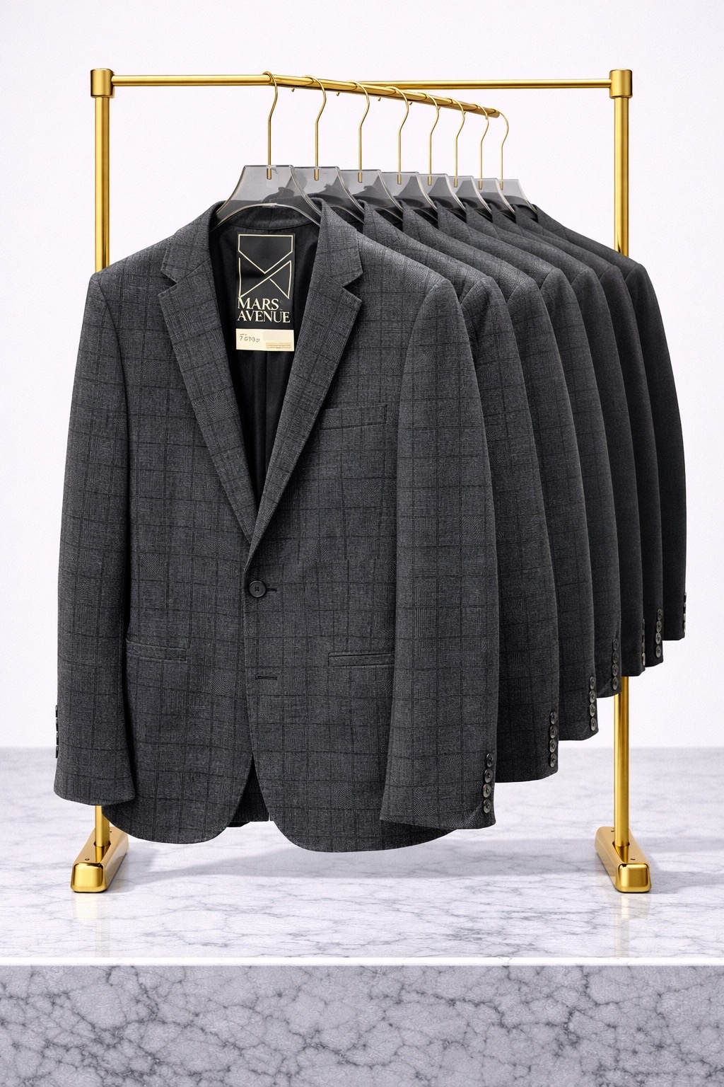 Мужской пиджак (классический серый)