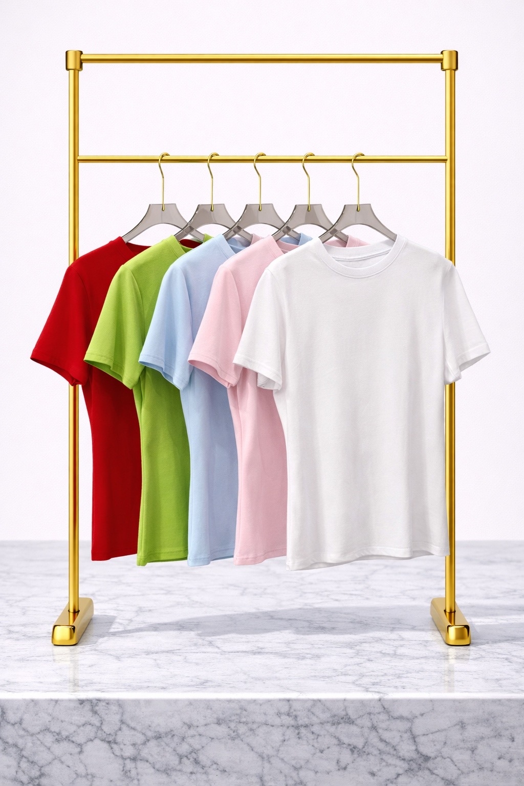 Базовые футболки (набор, разные цвета)