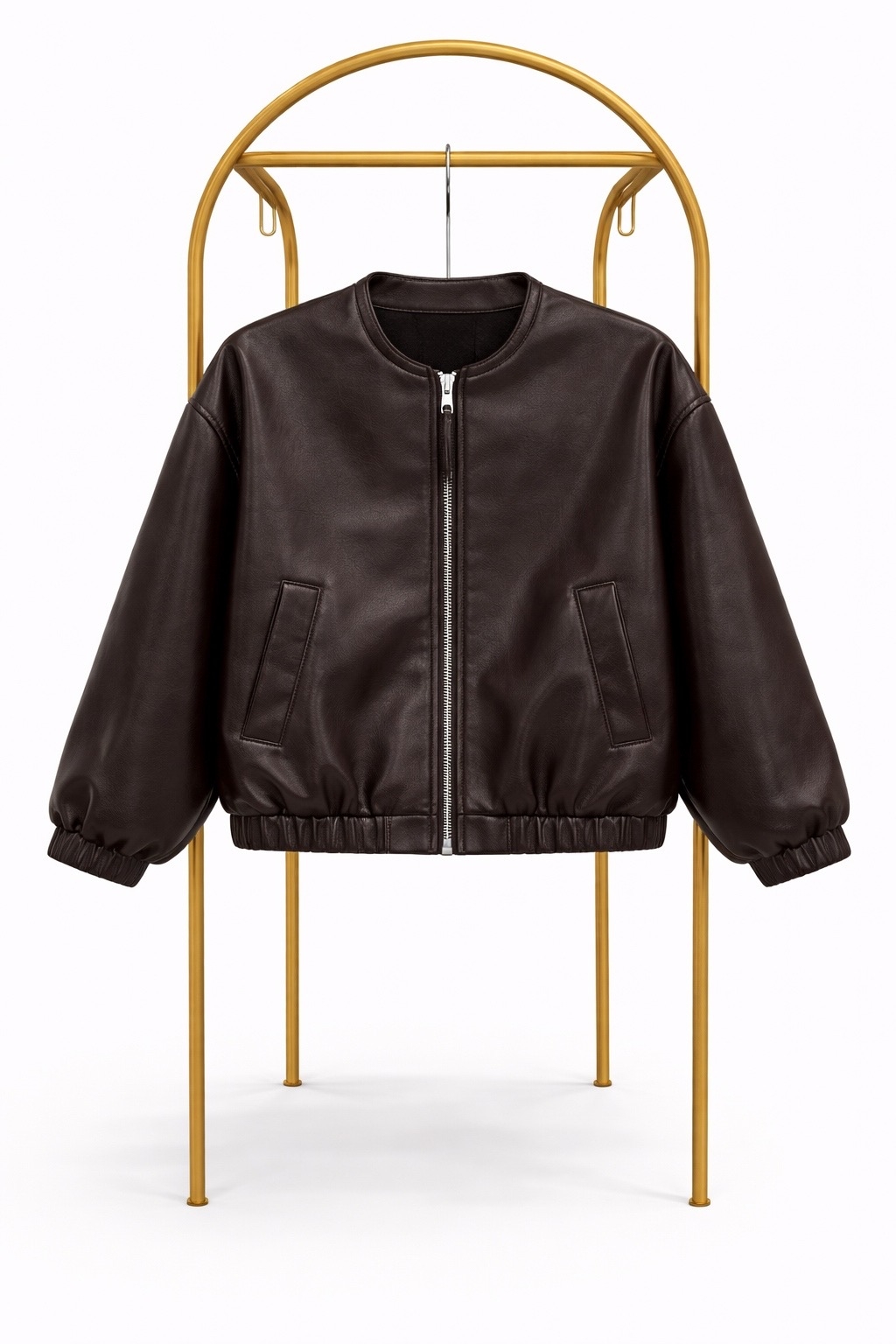 Кожаная куртка женская