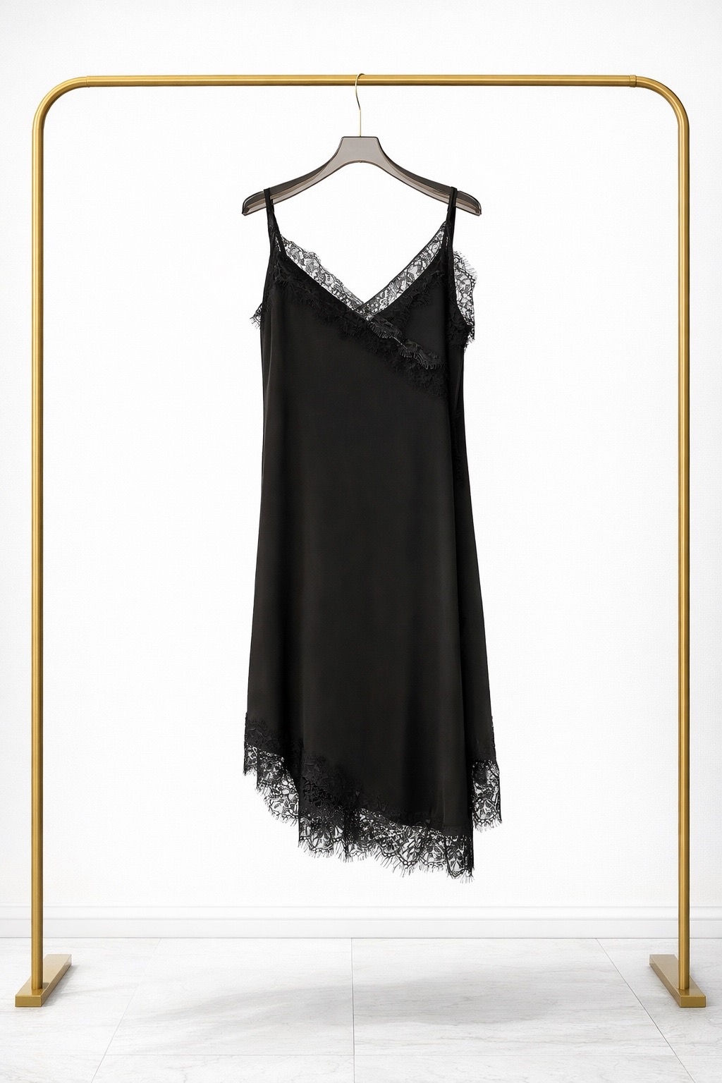 Платье-комбинация (чёрное)