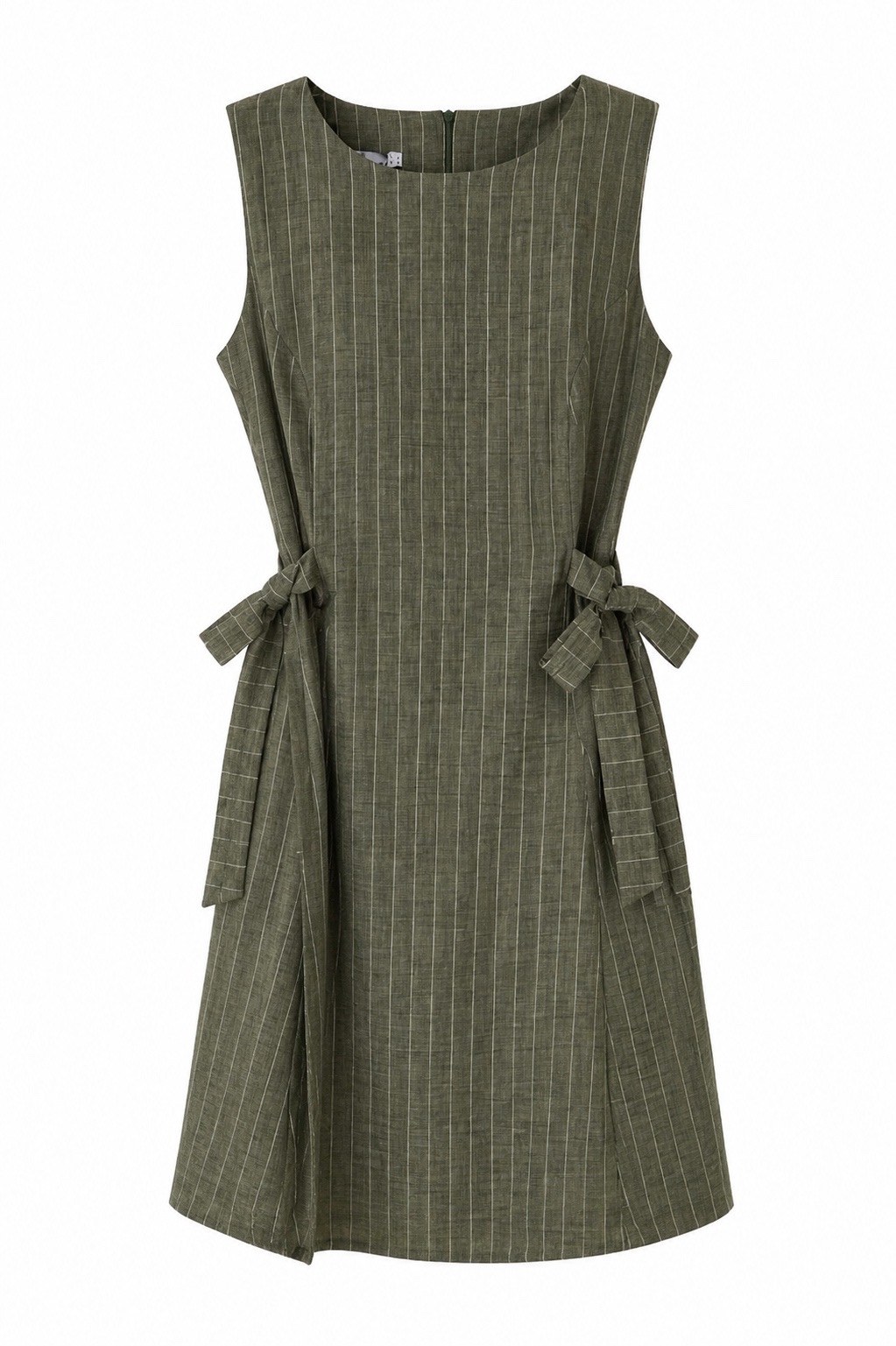 Платье без рукавов (хаки)