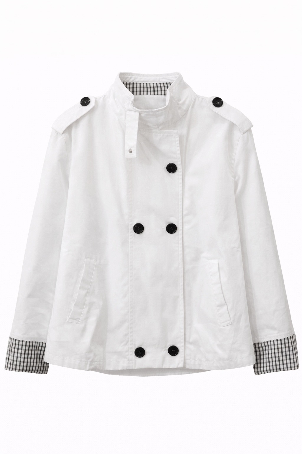 Плащ укороченный(белый)