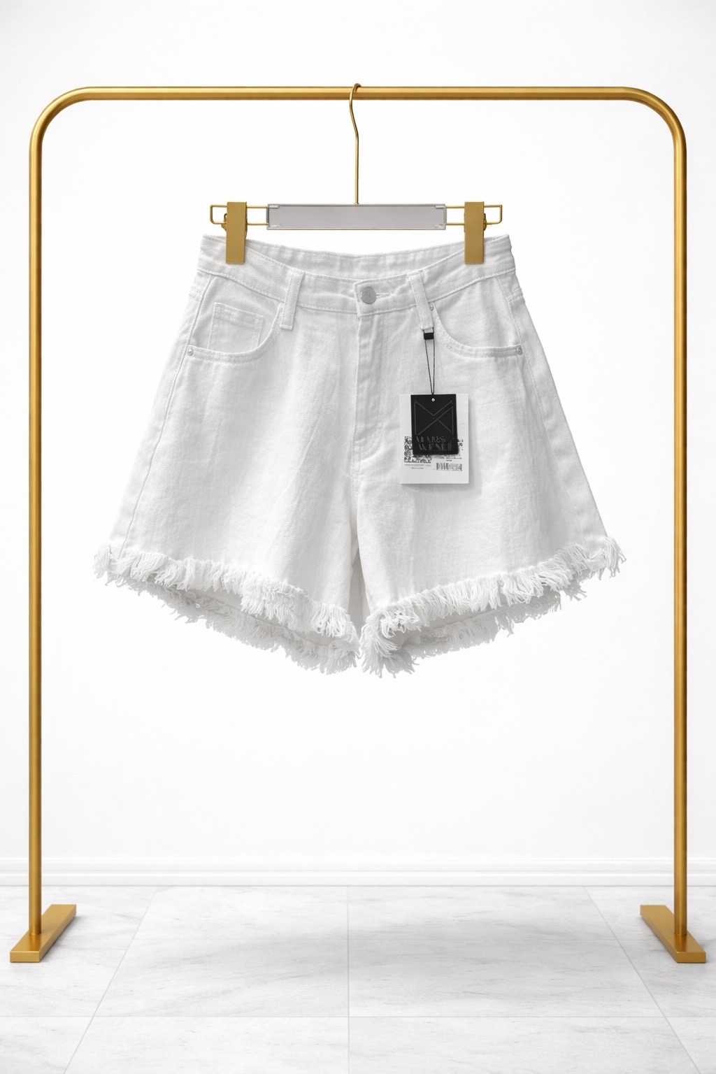 Шорты джинсовые (белые)