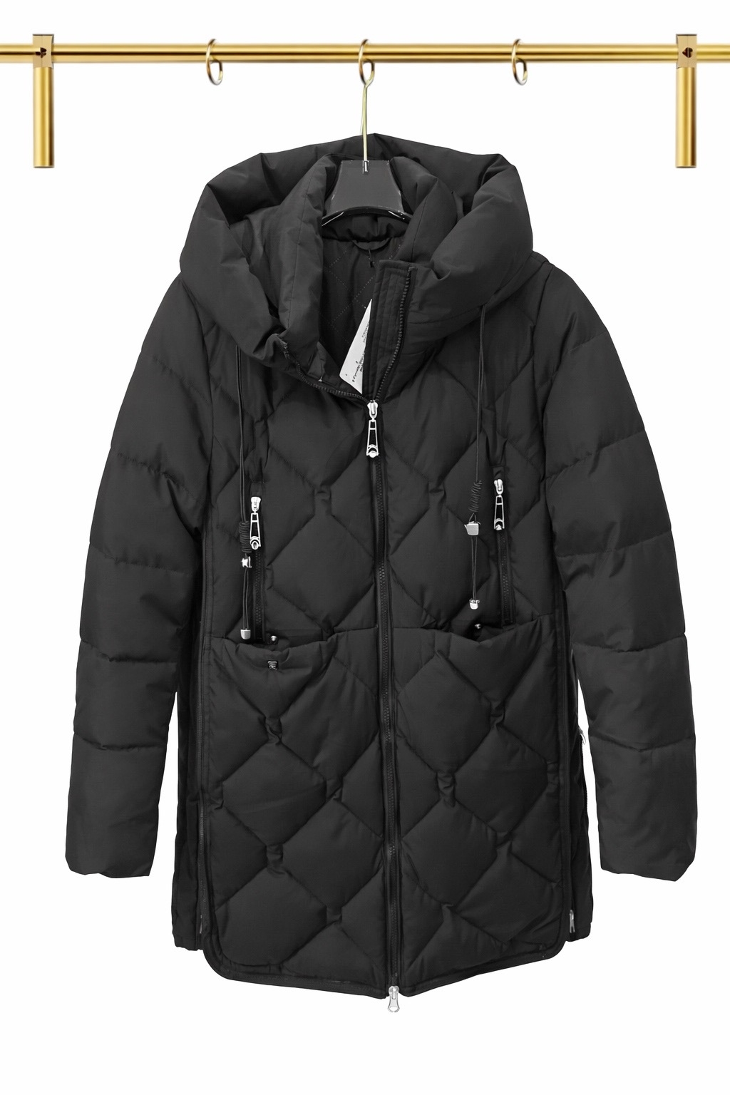 Куртка утеплённая (чёрная)