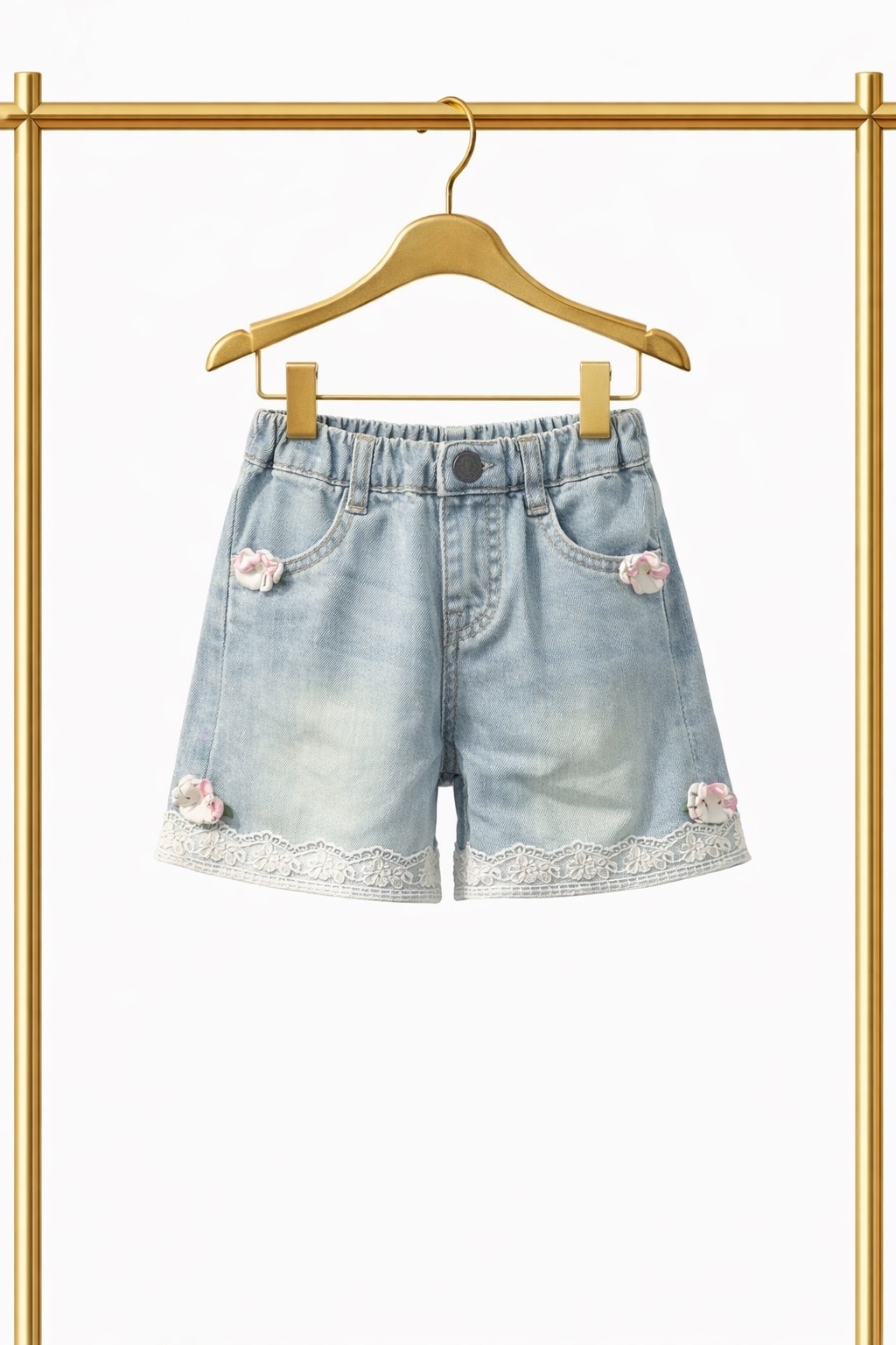 Шорты (джинсовые с декором)