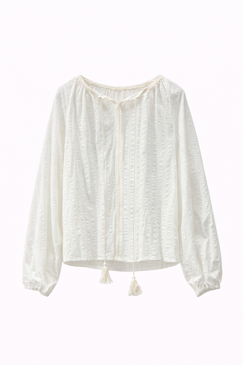 Блуза (белая с завязками)