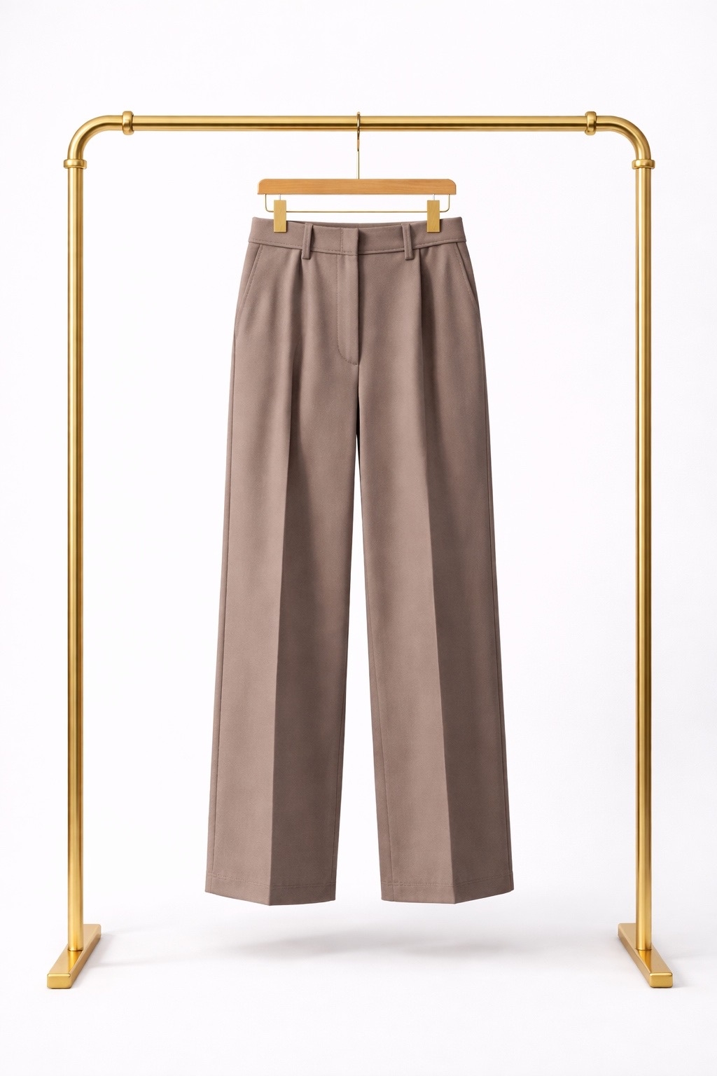 Классические брюки (бежевые)