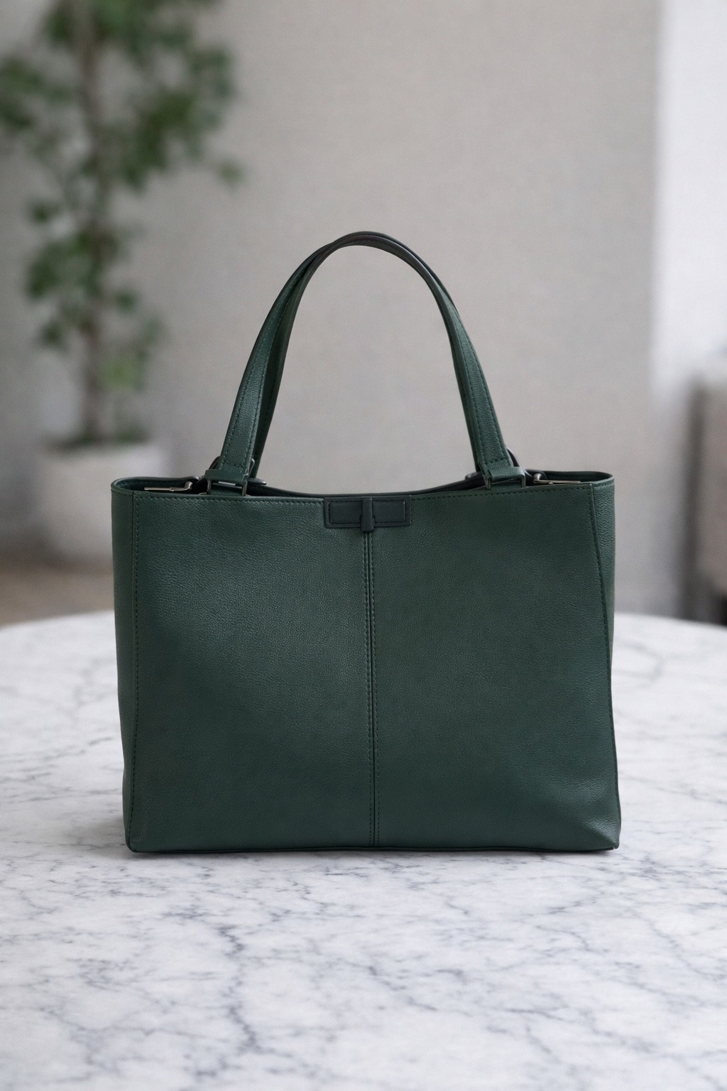 Сумка (зелёная, классическая)