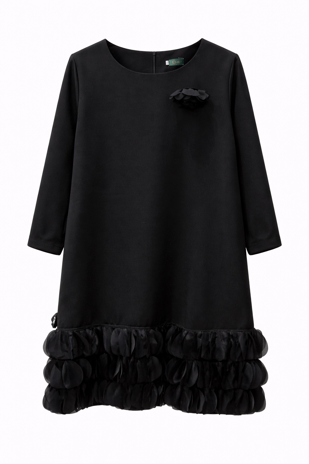 Платье (чёрное с декором)