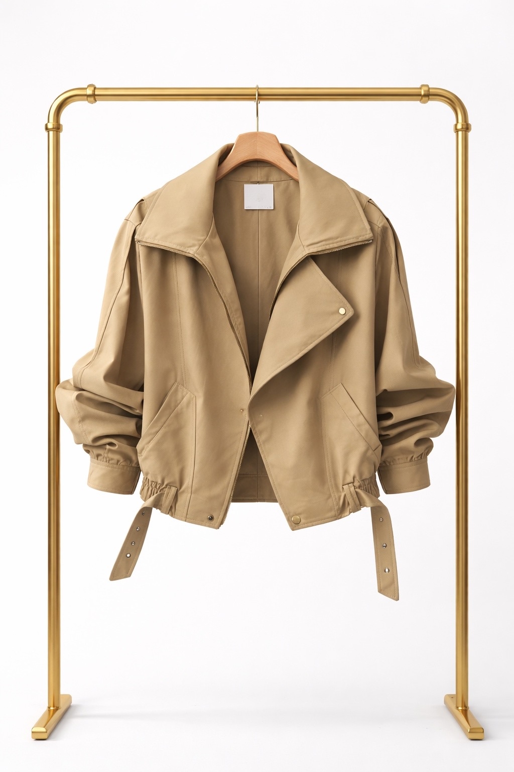 Куртка (бежевая, укороченная)