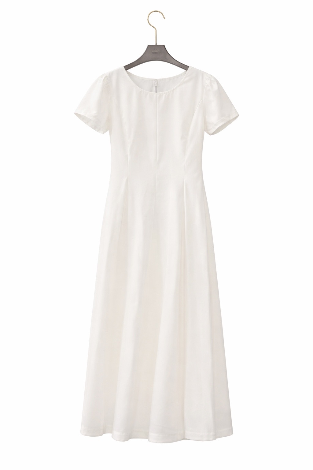 Платье базовое (молочное, миди)