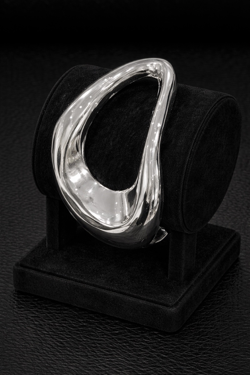 Браслет серебряный минимализм (овальный)