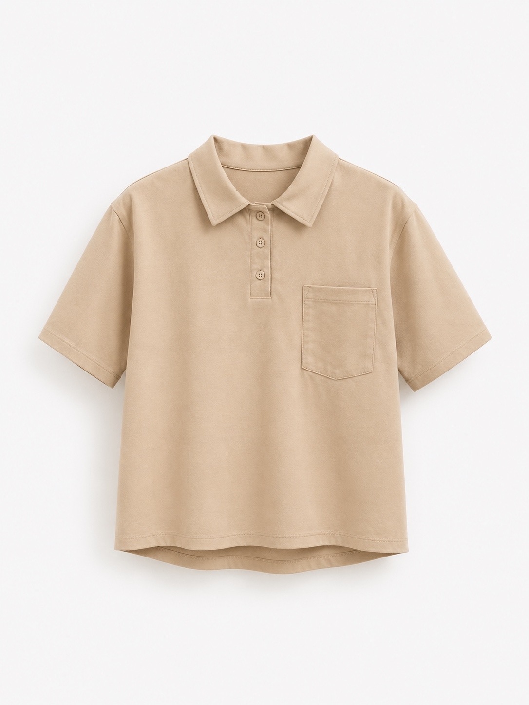 Футболка-поло (бежевая)