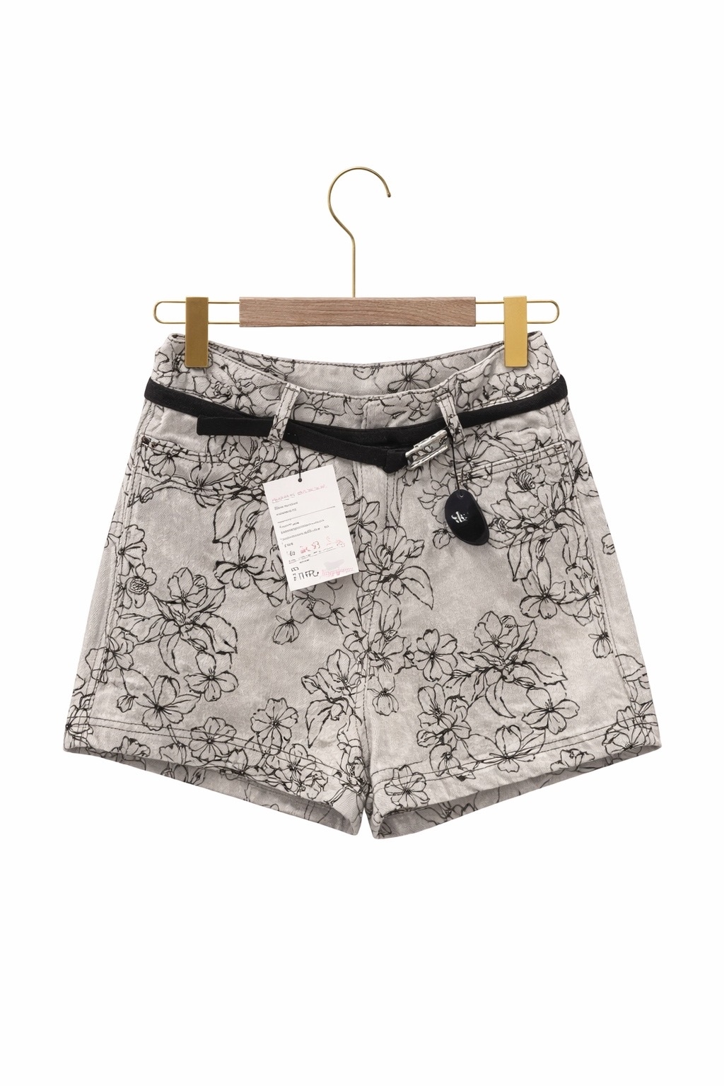 Шорты с принтом (светлые)