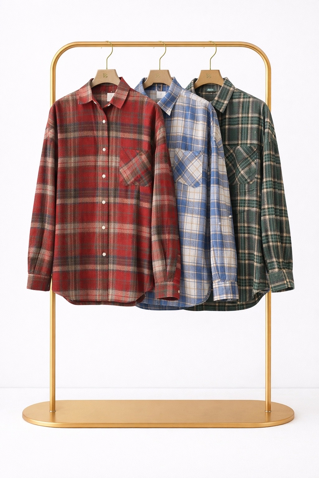 Рубашки в клетку (разные цвета)