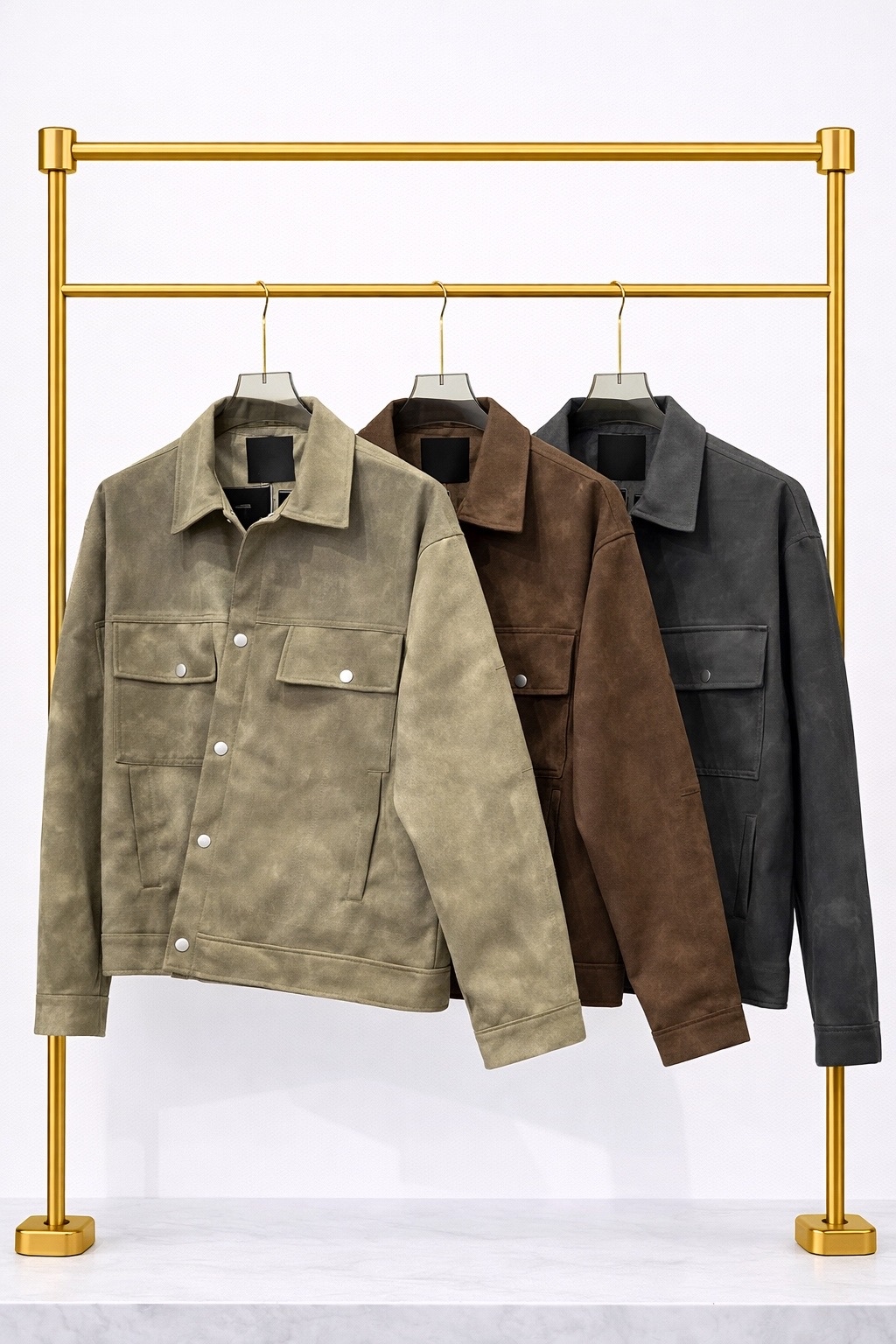 Куртка из экозамши (в ассортименте)