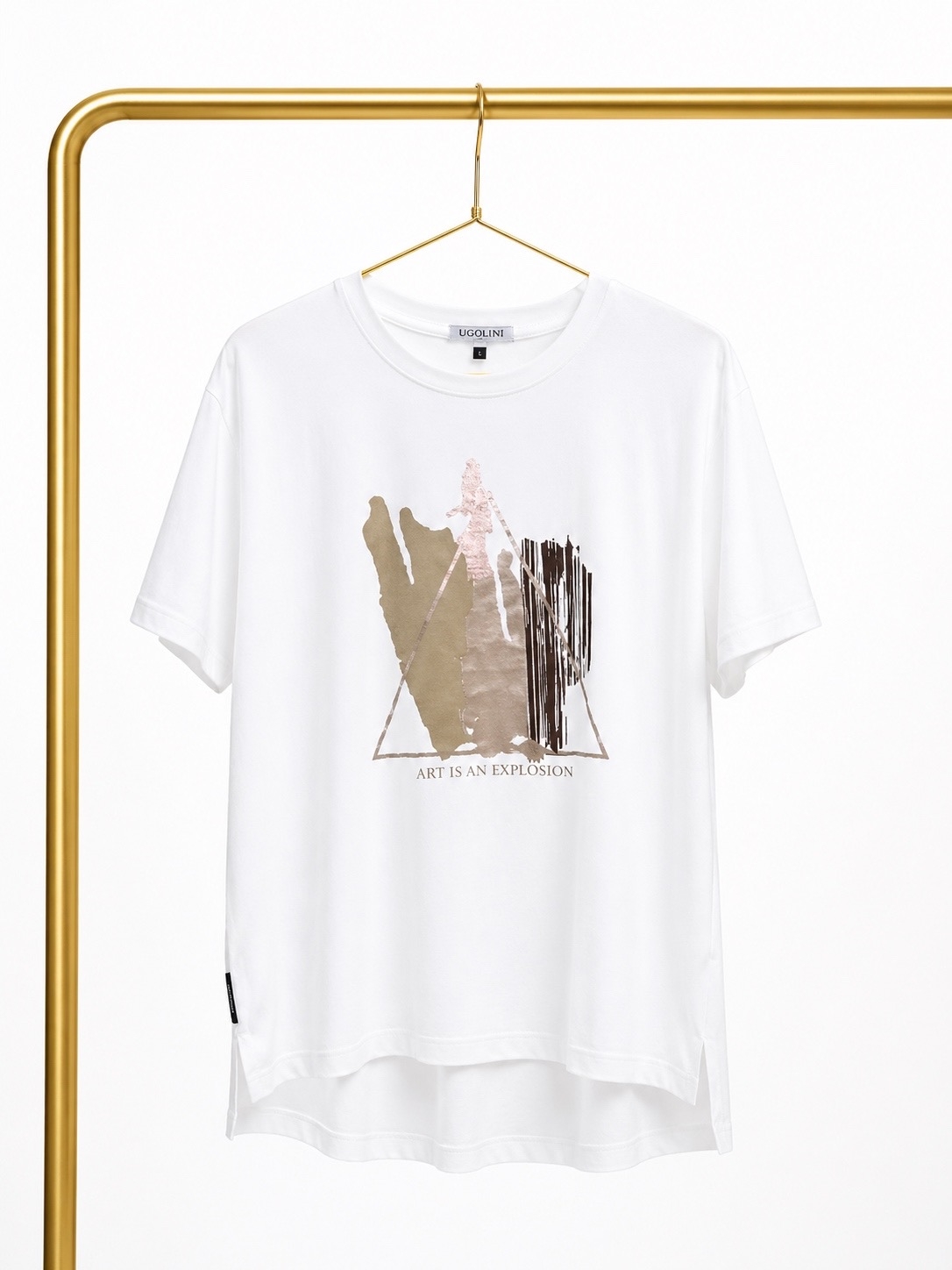 Футболка с абстрактным принтом