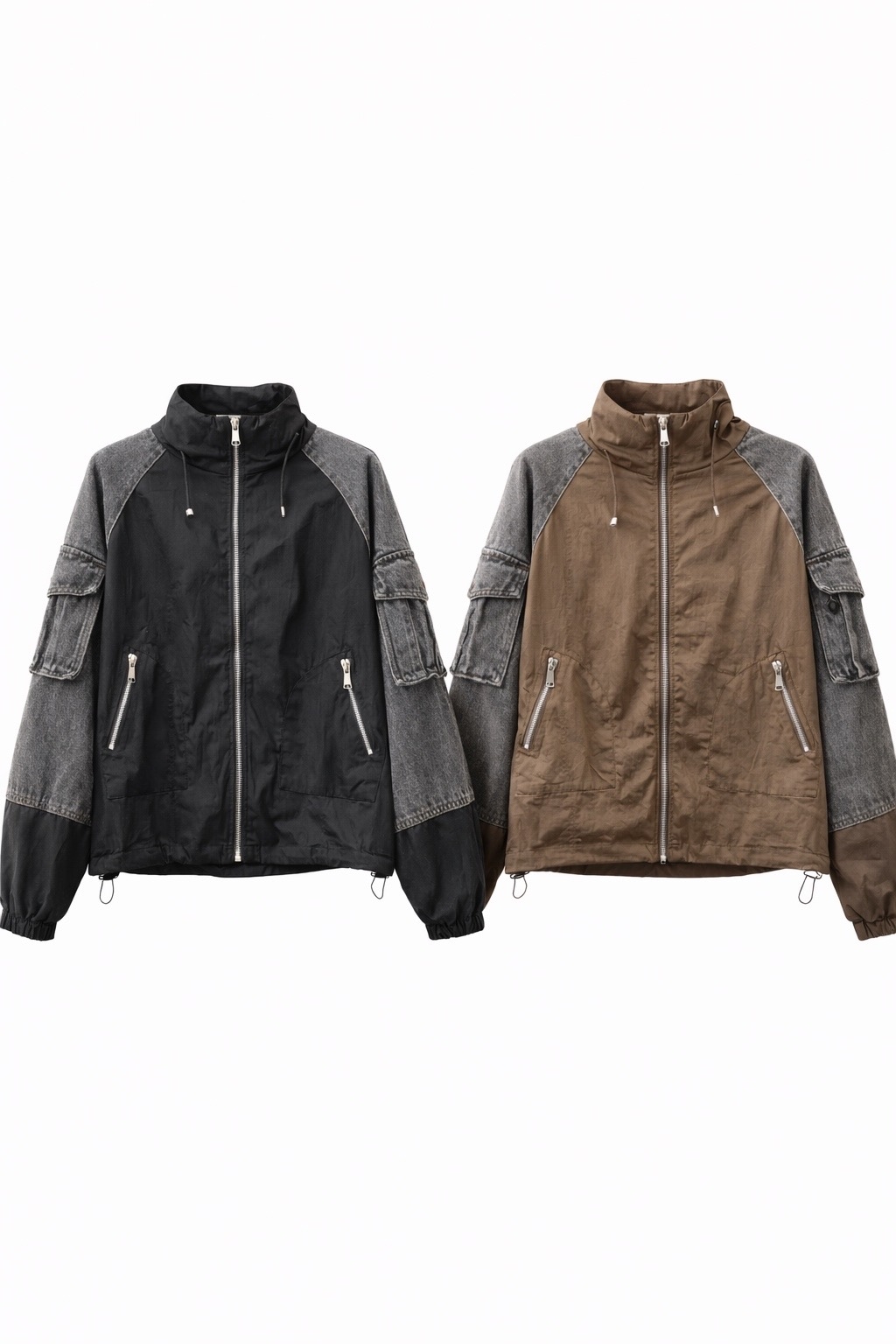 Куртки комбинированные (2 варианта)