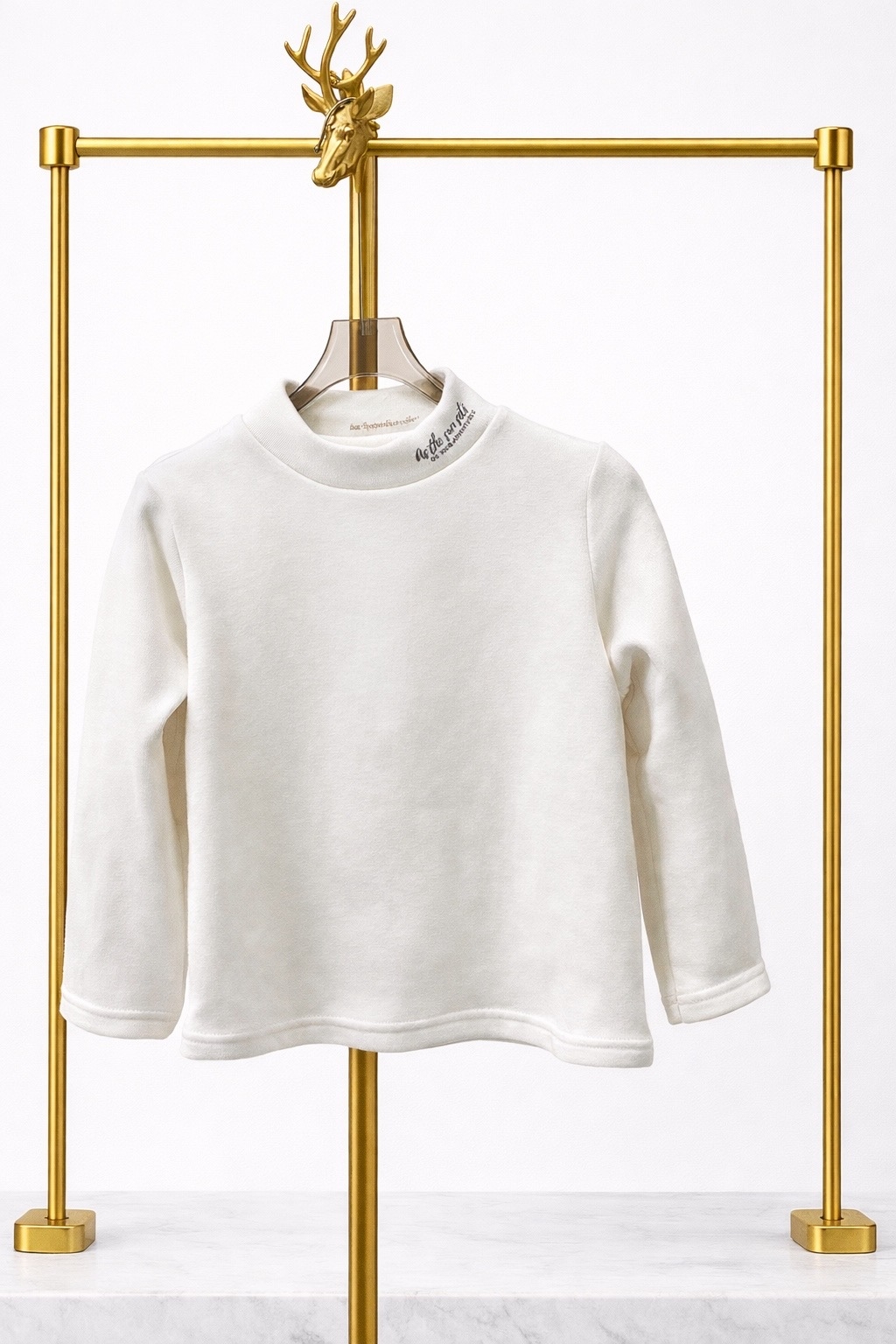 Детский базовый лонгслив