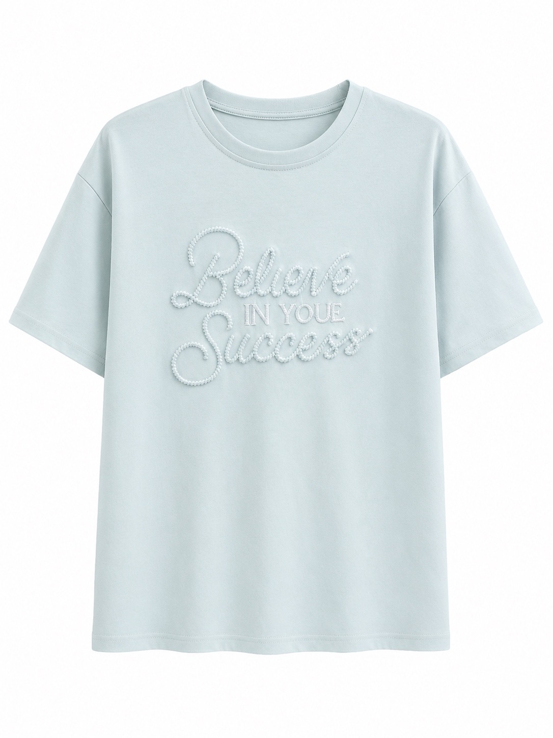 Голубая футболка Believe in Your Success