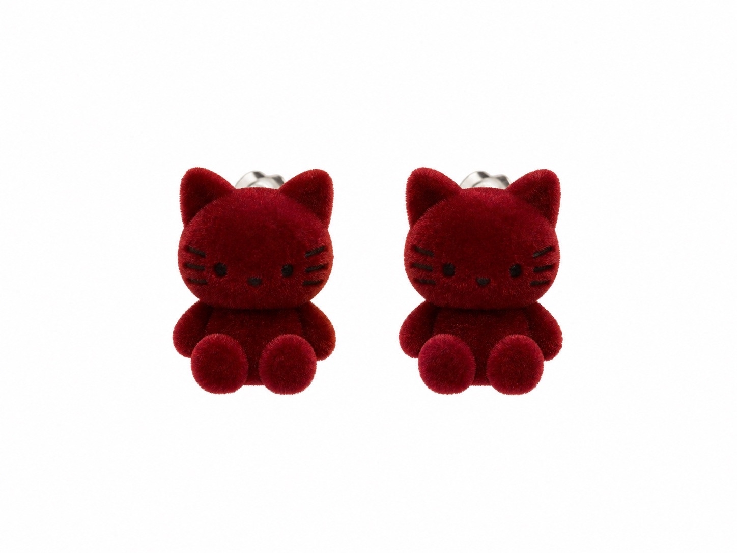 Серьги «Red Kitty»